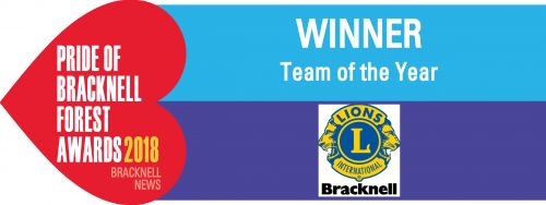 01Team of the Year Winner Bracknell Forest Lions Club